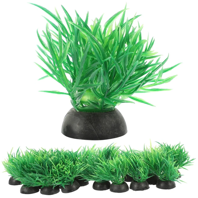 20 Pcs artificial aquatic plant Plastic Plants Fish Tank Tall Aquarium Plants