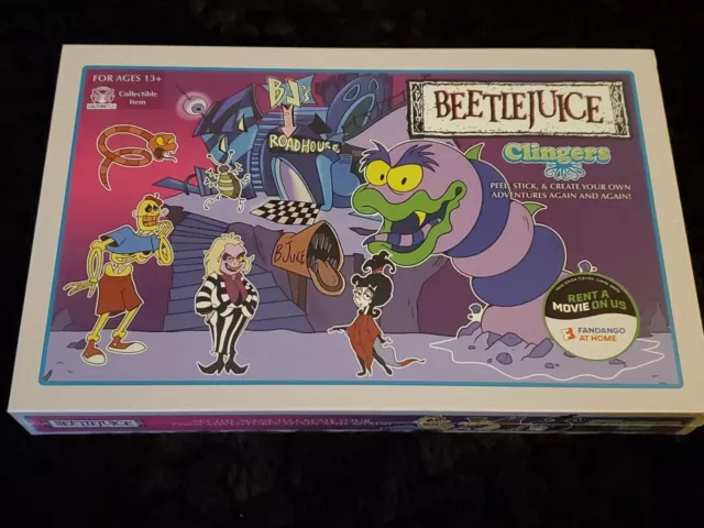 Beetlejuice Animated Series Colorforms Clingers By Culturefly 2024 Sealed! New!