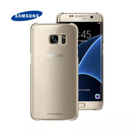 Samsung original etui clear cover Coque pour Samsung Galaxy S7 Edge Transparent