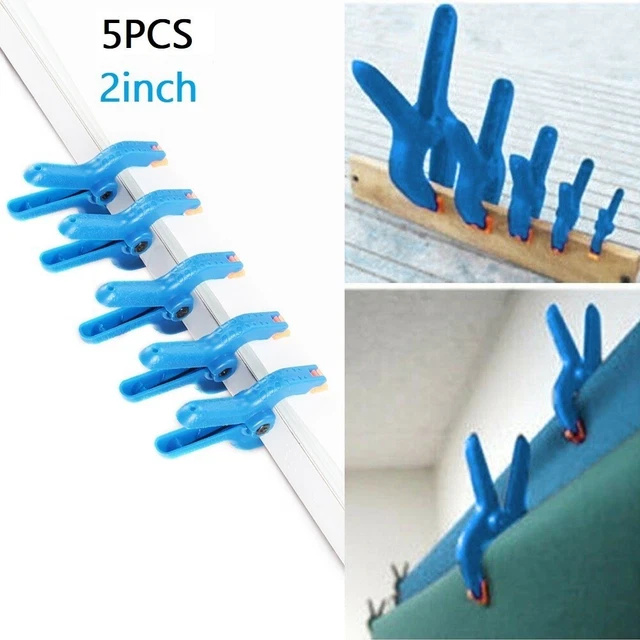 AEIOPRS Lot De 2 Pinces à Ressort Pour Haltères – Acier Inoxydable, Diamètre 3 Cm, Grip Caoutchouc, Sécurisées