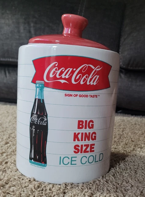NEW IN BOX Coca Cola Cookie Jar  *MY COKE REWARDS* (Discontinued) Ceramic