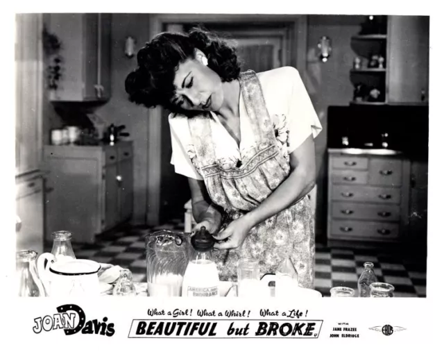 Beautiful But Broke Original Lobby Card 1944 Joan Davis