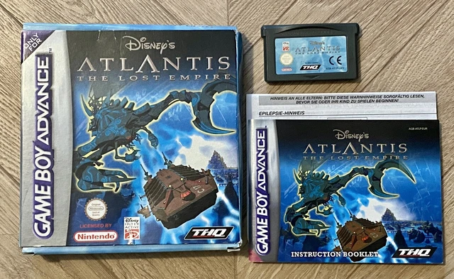 DISNEY'S ATLANTIS THE Lost Empire Game Boy Advance GBA - UK PAL - Boxed ...