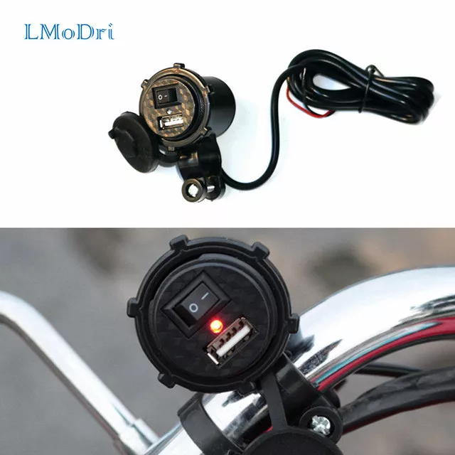 Plug USB for Scooter Motorcycle Phone GPS MP4