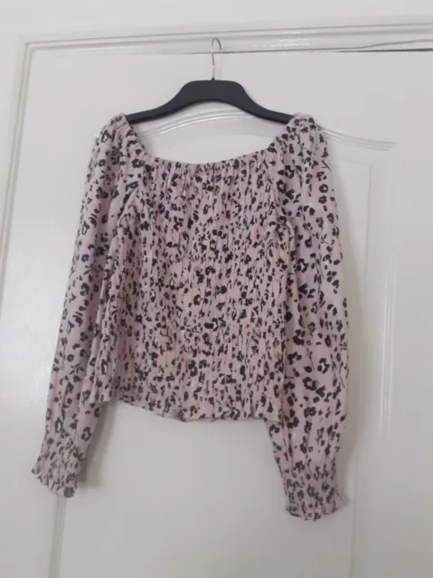 Beautiful Matalan Girl's Top Age 12 New Without Tags. On or off shoulder