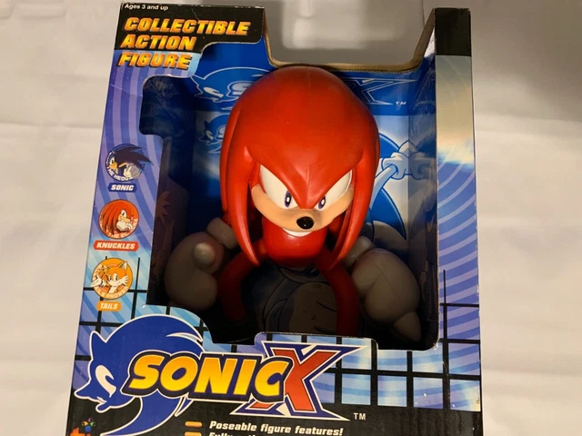 SONIC THE HEDGEHOG Knuckles 5" Action Figure Toy Island Sega 2000 used