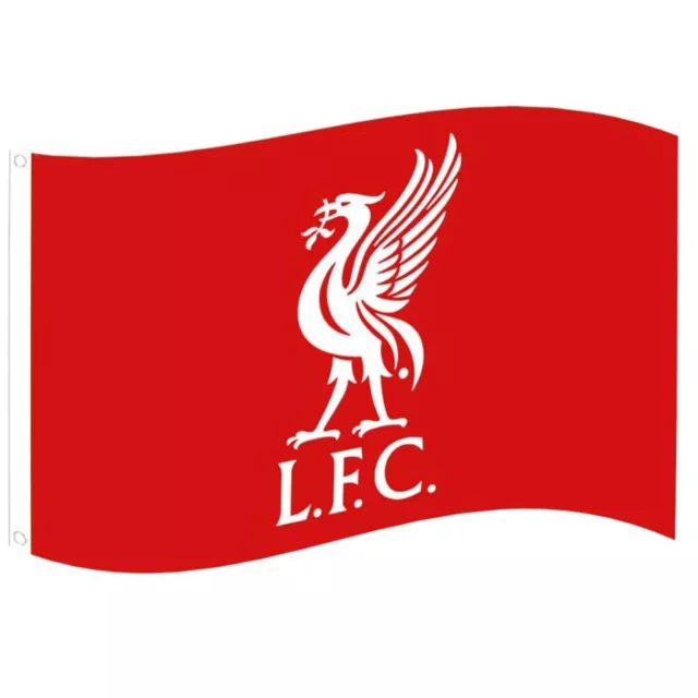 Liverpool FC Official Football Club Flag CC (5ft x3ft) FREE (UK) P+P