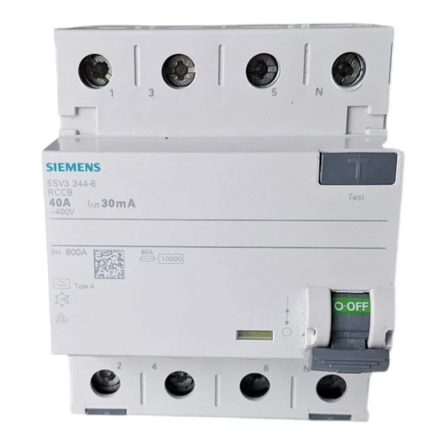 1SAE34111R0622 ESB40-22N-06, 4-polig, 2 hoofdcontacten NO 40A en 2 hoofdcontacten NC 30A, 230V, wit, 6,5 x 5,4 x 8,5 cm