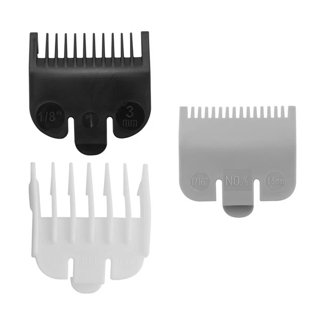 3 piezas de cortadora de pelo universal límite peine límite herramientas de corte de pelo ElecA8