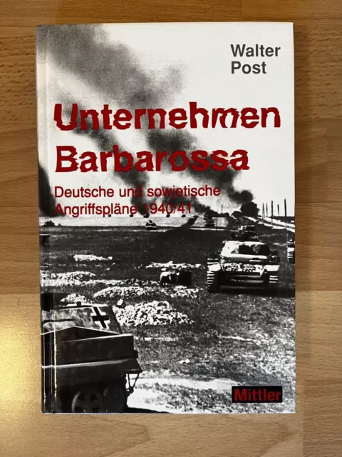 Buch "Unternehmen Barbarossa" von Walter Post - Zustand sehr gut