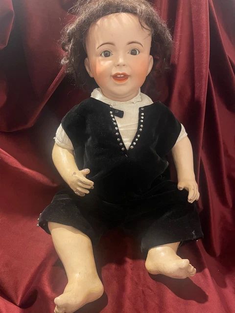 POUPÉE ANCIENNE SFBJ Paris 3 tout d'origine hauteur 37 cm vendu dans l'état. EUR 50,00 - FR