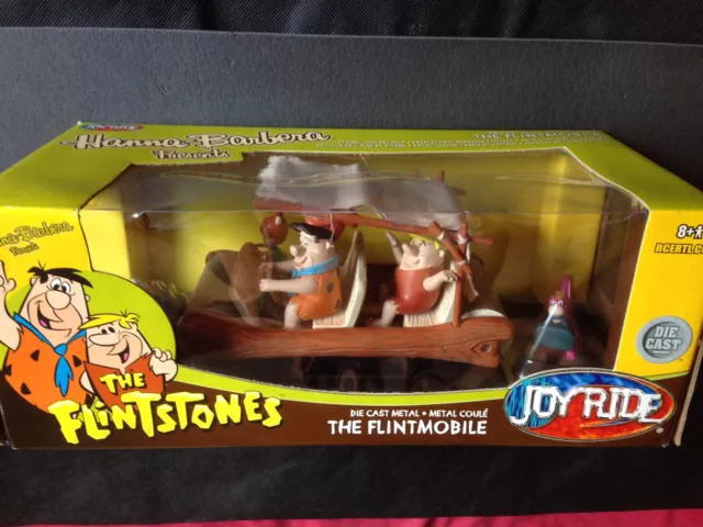 Flintmobile The Flintstones Familie Fred Feuerstein Wilma Barney Joyride 1:18 2