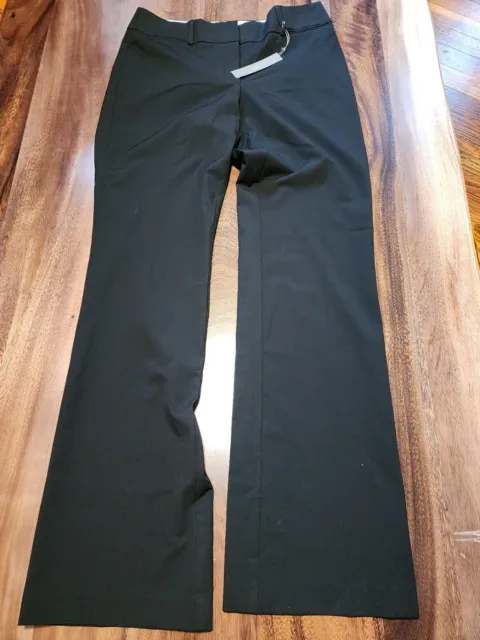 Ann Taylor Loft Women's Black Julie Trouser Fit Dress Pant Size 8 Tall NWT