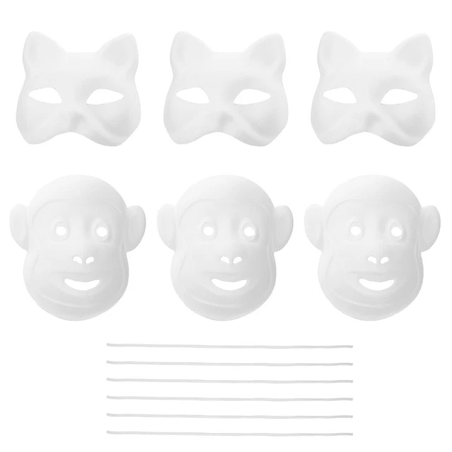 6 Pcs Zum Ausmalen Von Tieren DIY- Kleid Für Kinder Halloween