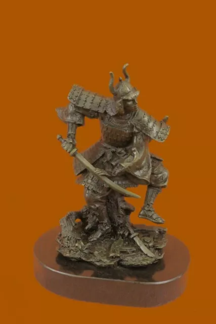 Samurai Warrior 100% Bronze Statue With Amazing Detail Japanese Samurai Deal Art