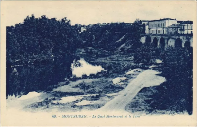 CPA Montauban Le Quai Montmurat et le Tarn FRANCE (1094486)