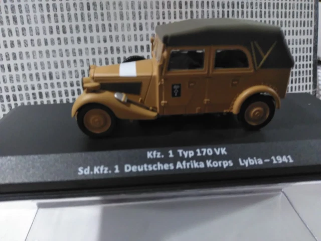 Mercedes KFZ 1 Typ 170 VK – Altaya 1/43 – Véhicule Militaire Guerre