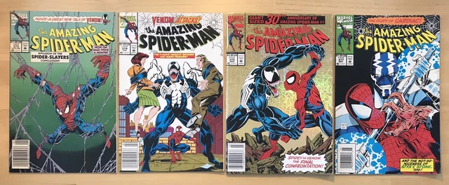 Amazing Spider-Man #373, #374, #375, #377 1993 Marvel Modern Age Comic Book Lot