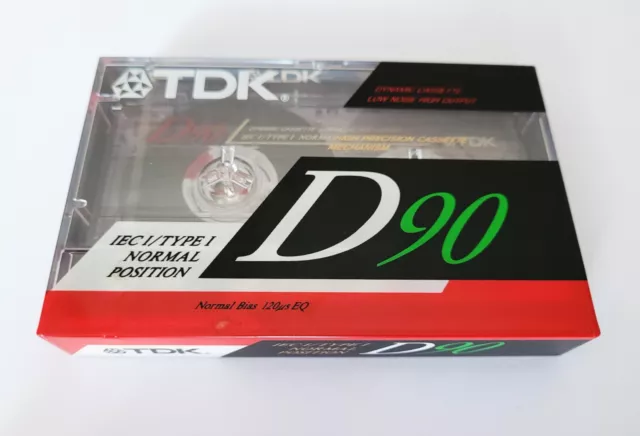 Cassette Audio Vierge TDK D 90 Mn - Sous blister