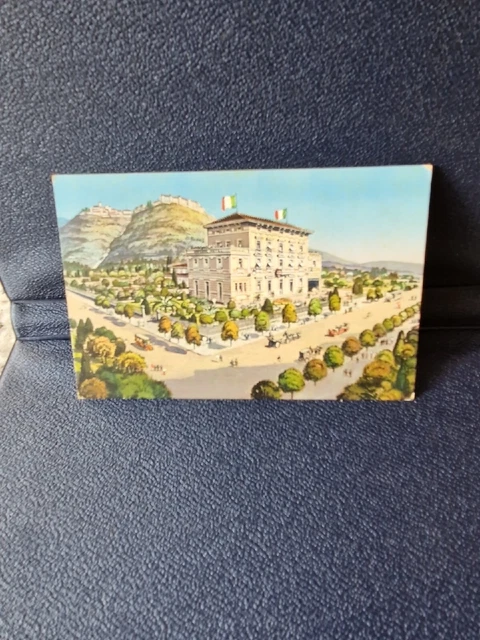 cartolina viaggiata 1915 IMPERIAL HOTEL BAGNI  DI MONTECATINI animata