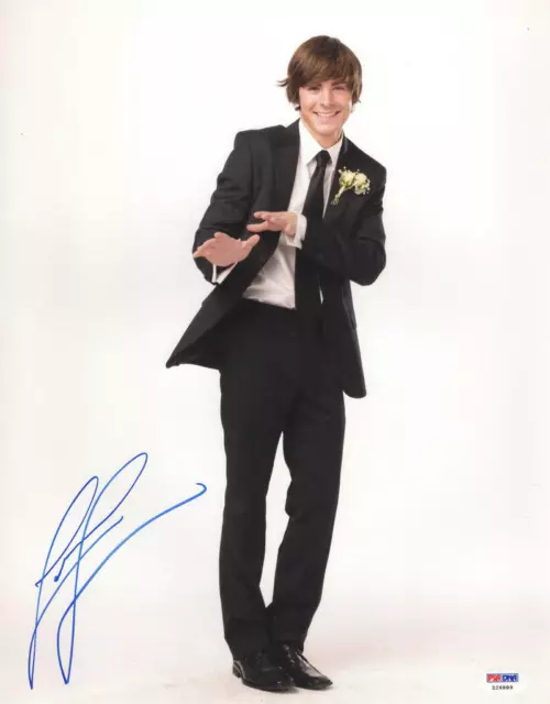 Zac Efron Signed 11X14 Photo Authentic Autograph Psa/Dna Coa