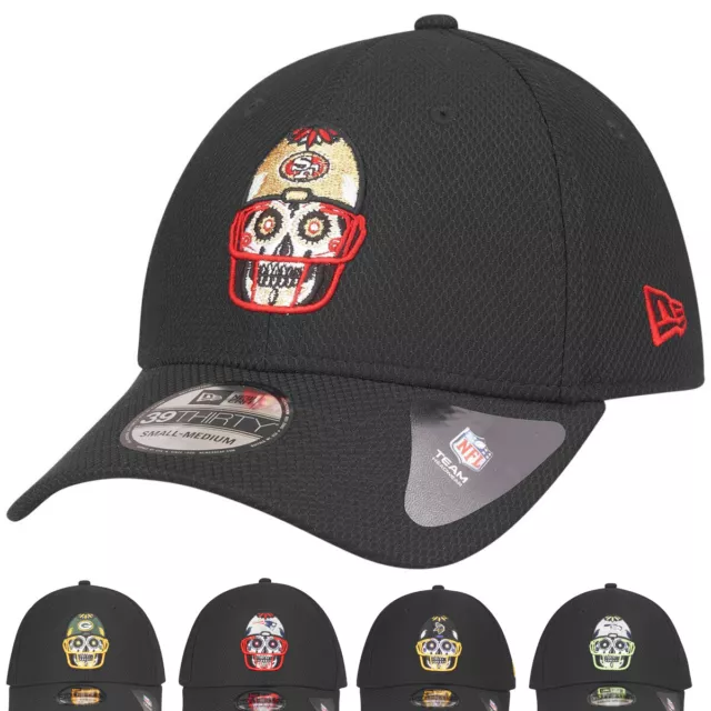 New Era 39Thirty Stretch-Fit Diamond Cap - NFL SUGAR SKULL