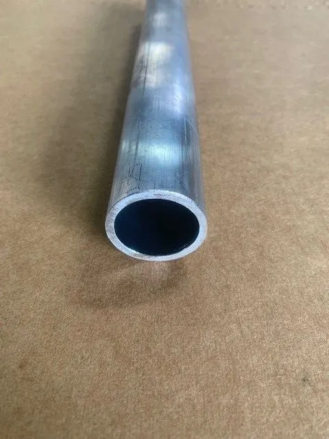 1-3/8" OD 6061 Aluminum Round Tube x 7/8" ID x 52" Long, 1/4" Wall Tubing
