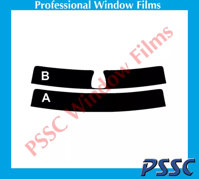 PSSC Pre Cut Sun Strip Car Window Films - Renault Megane 5 Door 2002 to 2007