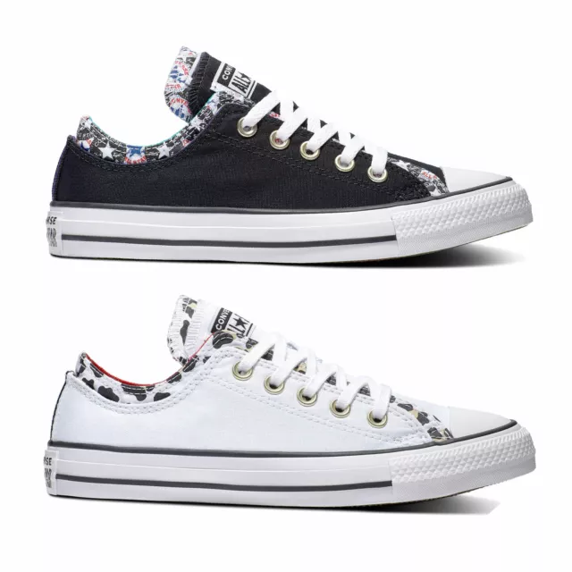 Converse Chucks Ox Low Double Upper Chuck Taylor All Star Sneaker Damen-Schuhe