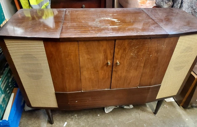 VINTAGE/RETRO 1950S HMV 1643 Radiogram Record Player £25.00 - PicClick UK