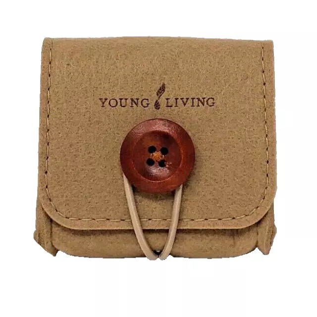 Bolsa de botones de fieltro de aceite esencial Young Living (2 bolsas) almacenamiento nuevo estado 2