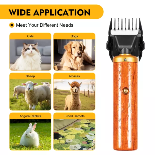 55W Pet Shears Dog Professional Electric Sheep Clippers For Sheep Alpacas Llamas