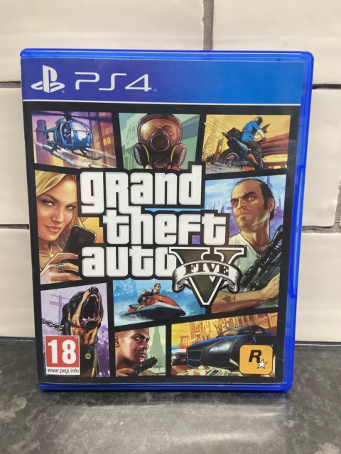 PLAYSTATION 4 PS4 GTA 5 Grand Theft Auto Five gioco con mappa e manuale EUR  18,68 - PicClick IT