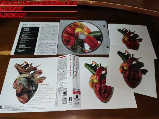 Carcass / Torn Arteries JAPAN+1 w/Sticker QATE-10130 A8