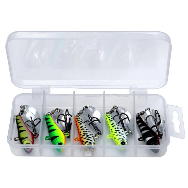 Esca Da Pesca Artificiali,10 Pezzo Esche Spinning Esca Finta Pesca Mare