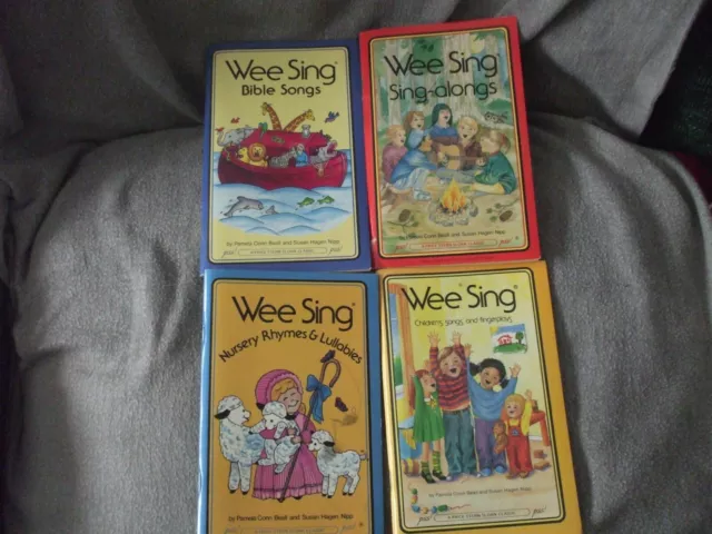 Childrens Sing & Color Books Lot 3 Wee Sing Dinosaurs, Old