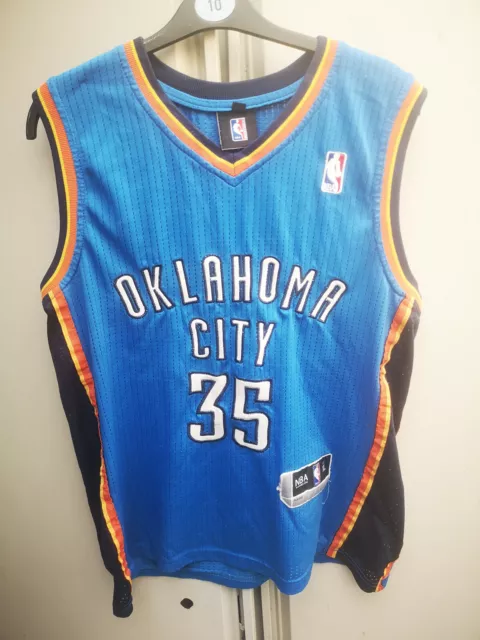 2014-16 Oklahoma City Thunder Durant #35 adidas Alternate Jersey  (Excellent) S