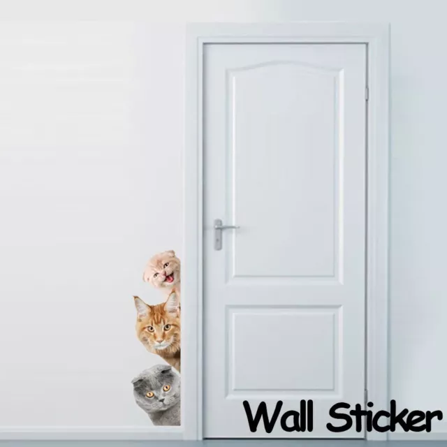 Decorations Wall Art Wallpaper Funny Animal Mural  Wall Sticker  3D Decal