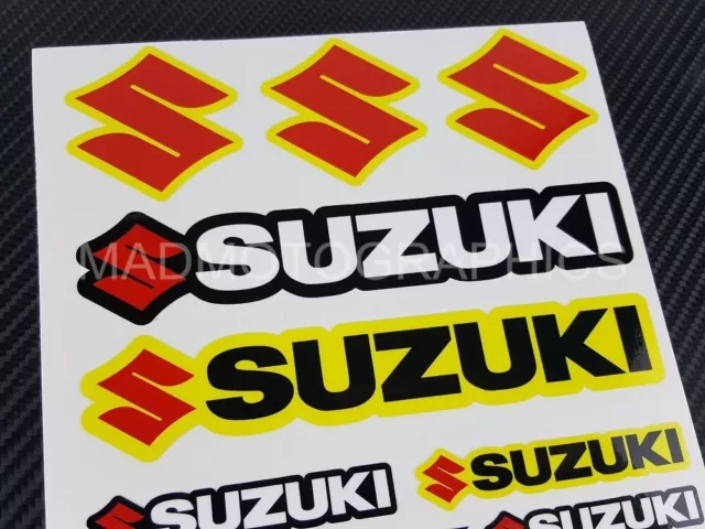 DRZ 50 125 400 DR Z motorcycle decals sheet stickers for Suzuki DR-Z Laminated 3