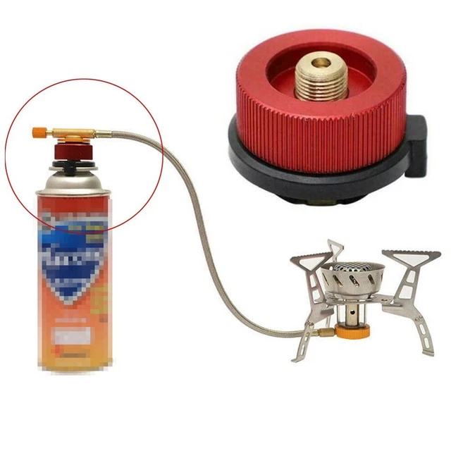 Adaptateur Pour Réservoir De Gaz Camping - Alu, 4.2x3cm, Pour Cuisinière, Pique-nique, Neuf
