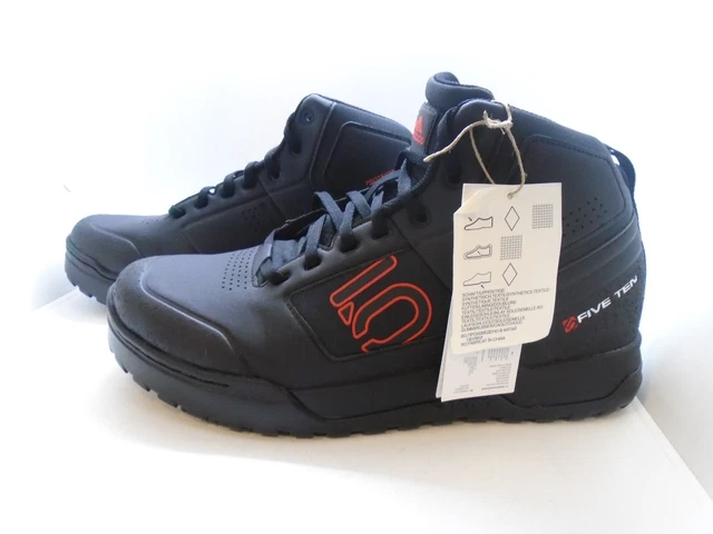 Five Ten Impact Pro Mid MTB Schuhe UK 9,5 SCHWARZ/ROT ( 3
