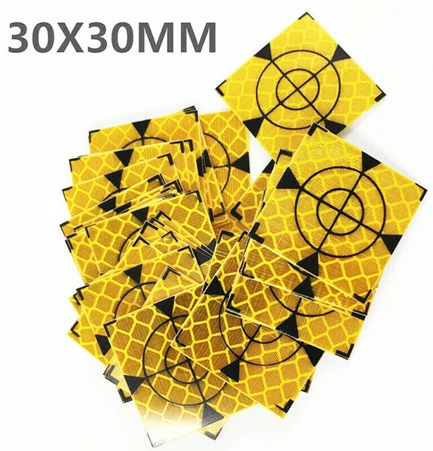 Reflective Targets for Ship Inspection and More 100 Yellow Reflectors Included