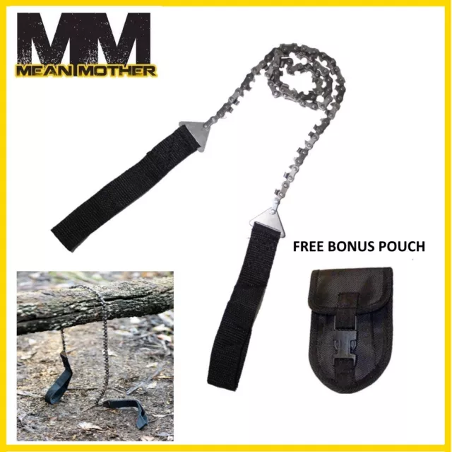 MEAN MORHER Survival Chain Saw Outdoor Emergency Sawing Pocket Hand Tool