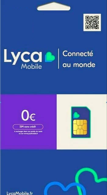►Neuf ! Carte Sim Prepayee Lyca Lycamobile 3 En 1 Sans Engagement 0€ Credit 2024 ►Neuf ! Carte Sim Prepayee Lyca Lycamobile 3 En 1 Sans Engagement 0€ Credit 2024