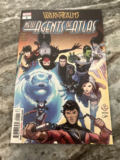 War Of The Realms New Agents Of Atlas #1 1St Luna Snow Aero Wave