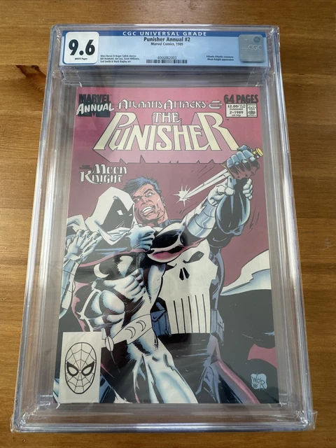 PUNISHER ANNUAL #2 CGC 9.6 NM+ |  1st meeting of Moon Knight | Marvel 1989
