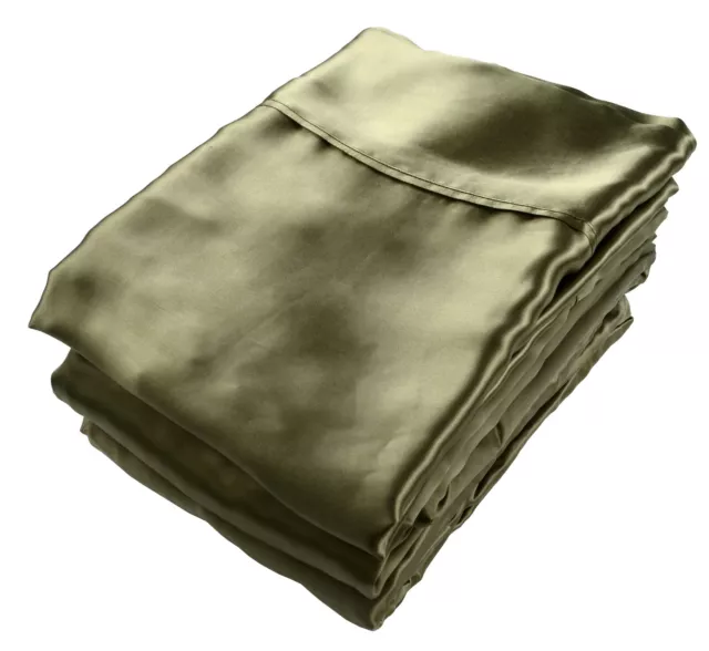 Closeout deal - Pure Silk Sheet Set - 19 Momme Satin Woven - King CalKing only