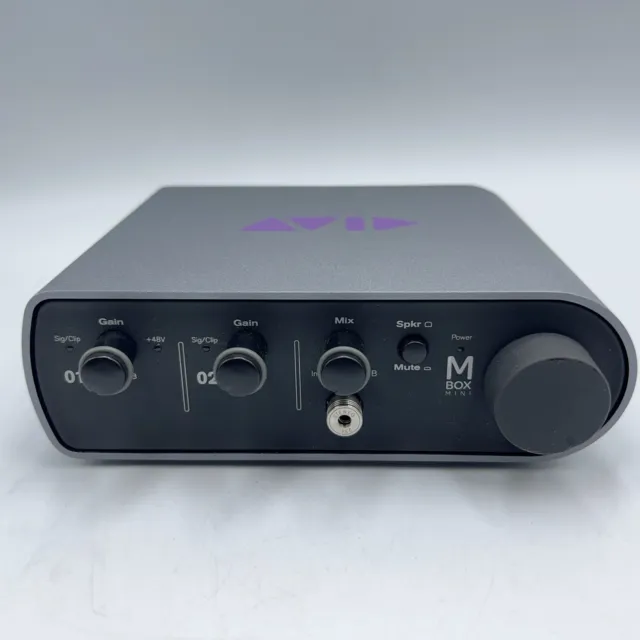 Avid MBox 3 Mini USB Audio Interface w/o ProTools Mbox-3 Three