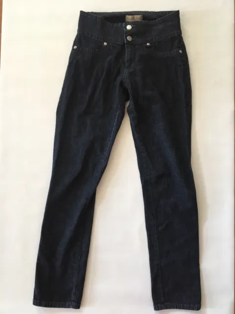 Watch LA Womens Skinny Jeans Spandex Blend Dark Wash Sz 6                  A1405