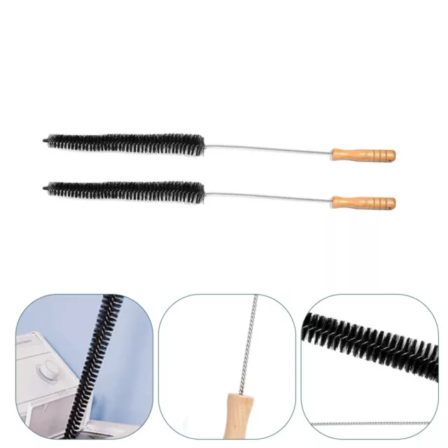 2 Pcs Washing Machine Cleaning Brush Sink Multi Function Pipeline